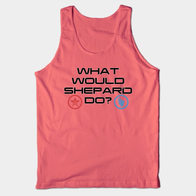 What would Shepard Do? v2 Tank Top by JJFDesigns
